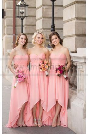 Wedding - Sorella Vita Chiffon High Low Bridesmaid Dress Style 8826