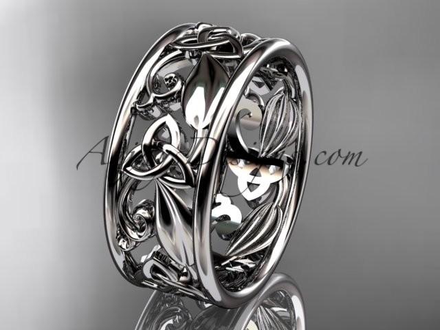 زفاف - Spring Collection, Unique Diamond Engagement Rings,Engagement Sets,Birthstone Rings - platinum celtic trinity knot engagement ring wedding band