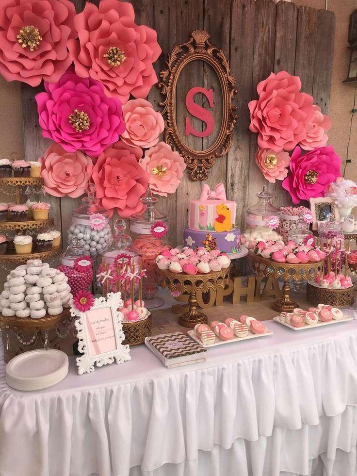 Wedding - Floral Baby Shower Baby Shower Party Ideas