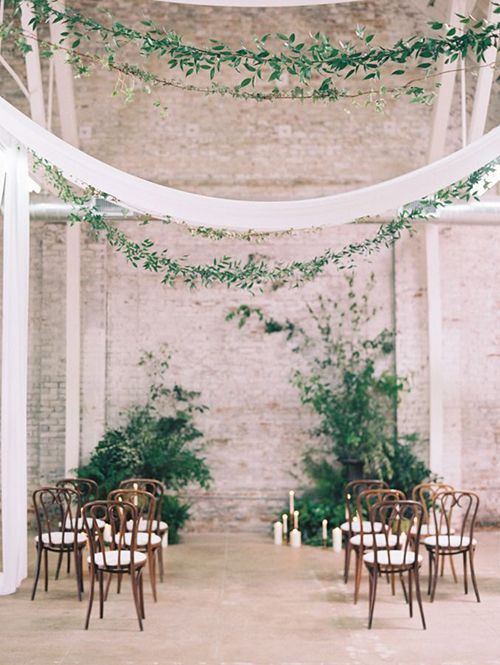 Свадьба - The Prettiest Ceremony Backdrops (Made Entirely Of Greenery!)