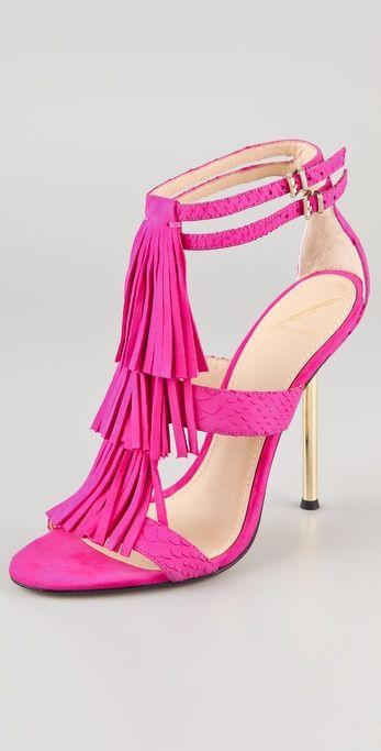 Mariage - Luciana Suede Fringe Sandals