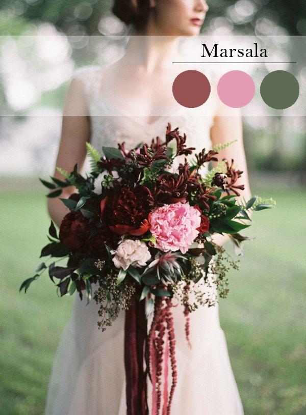 Hochzeit - Pantone’s Top 10 Fashion Colors For Spring Wedding Color Trends 2015-Part II