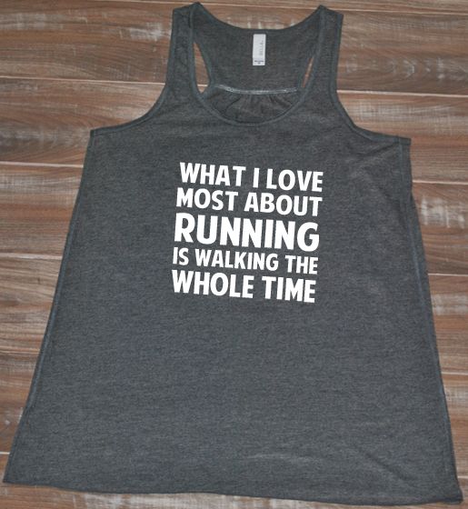 زفاف - What I Love About Running Is Walking The Whole Time