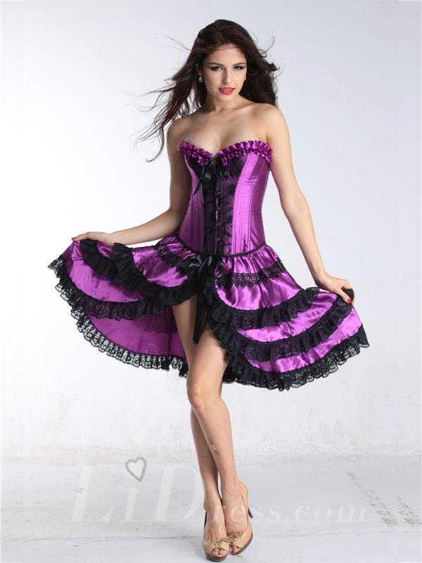 Hochzeit - Purple Waist Training Corset Lidbjjy1606011134