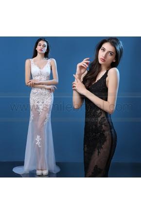 زفاف - 2016 Deep V-Neck Long Sexy Dresses Spring Summer Nightclub Bar Dresses