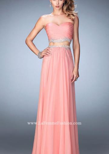 Mariage - Lilac White Blue Two-piece Sweetheart Chiffon A-line Floor Length Beading Zipper Sleeveless Ruched