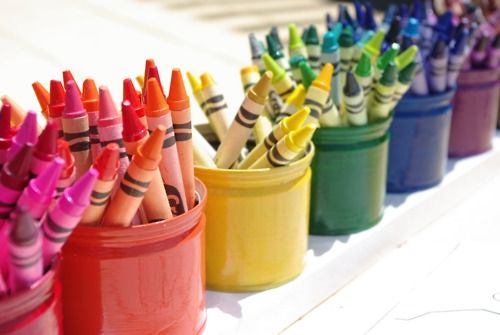 Wedding - Upcycled Montessori-Style Crayon Holder {Tutorial} - Happiness Is Homemade