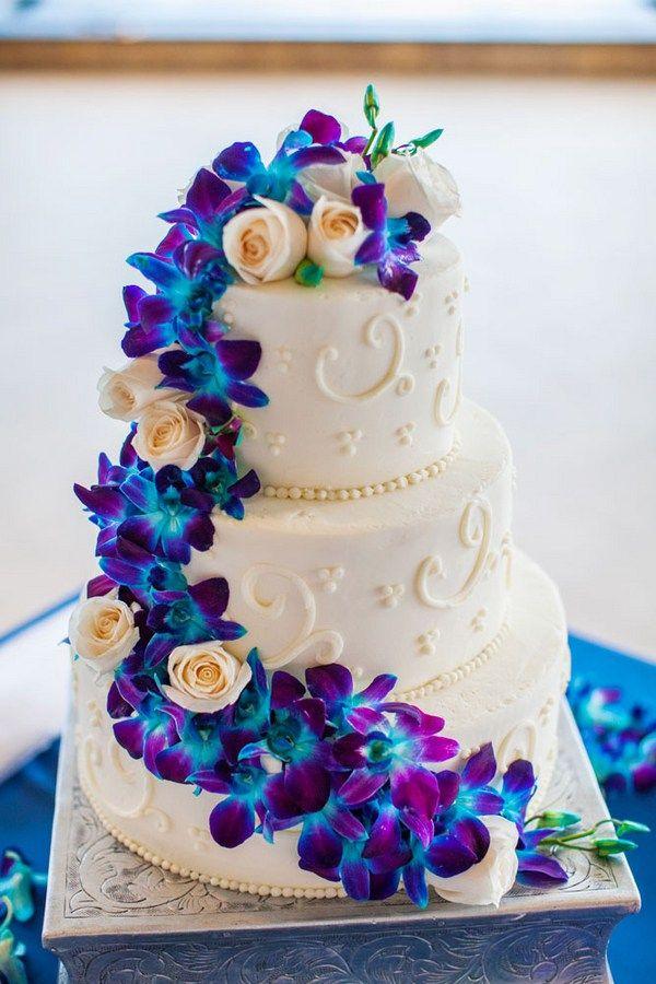 Hochzeit - Elegant Cobalt Blue Kauai Island Wedding