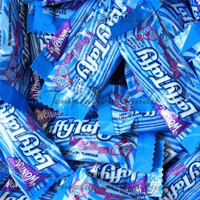 Wedding - Blue Raspberry Laffy Taffy – 145 Count Tub – Temptation Candy
