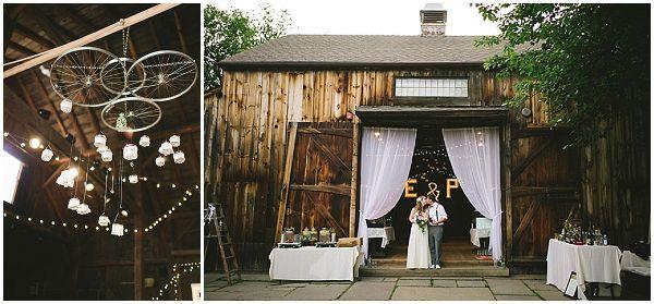 Wedding - Rustic Glamour Wedding Ideas – Gold Glitter Barn Wedding