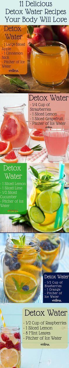 Hochzeit - 11 Delicious Detox Water Recipes Your Body Will Love - Pepino Fashion