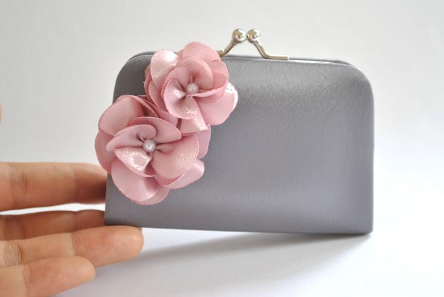 Mariage - Mini Flower Girl purse -  Custom made with 70 colors to choose from