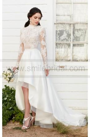 Hochzeit - Martina Liana Illusion Lace High-Low Skirt Wedding Separates Style Jude   Sia