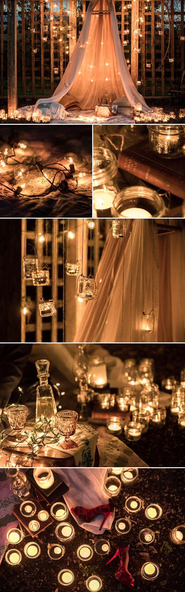 زفاف - Magical Romantic Candle Light Engagement Session From Kunioo