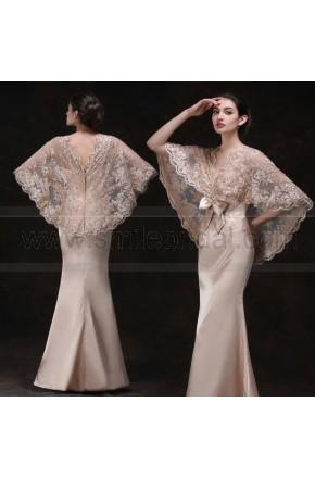 Wedding - 2016 Champagne Evening Deep V-neck Dress Shawl Slim Long Fishtail Moderator Dress Nightclub Bar Dress