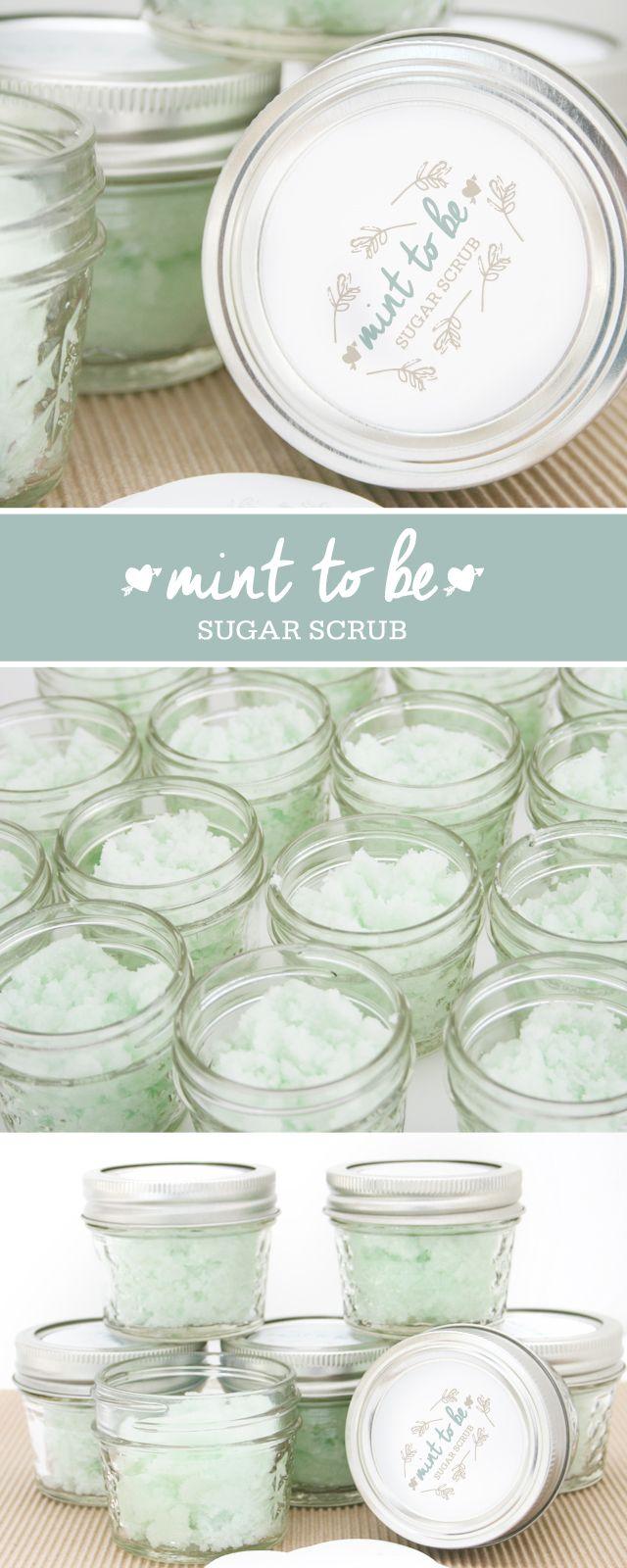 Hochzeit - DIY Mint To Be Sugar Scrub