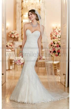 Mariage - Stella York Lace Over Satin Fit And Flare Wedding Dress Style 6286