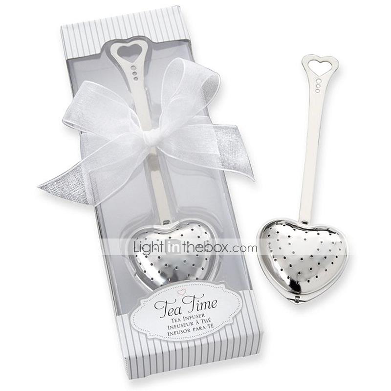 زفاف - Beter Gifts®Tea Time Heart Tea Infuser in Elegant Box Wedding Favors