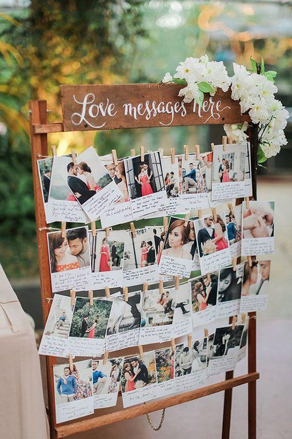 Wedding - 25 Idee Per Decorare Il Vostro Matrimonio Con Le Fotografie