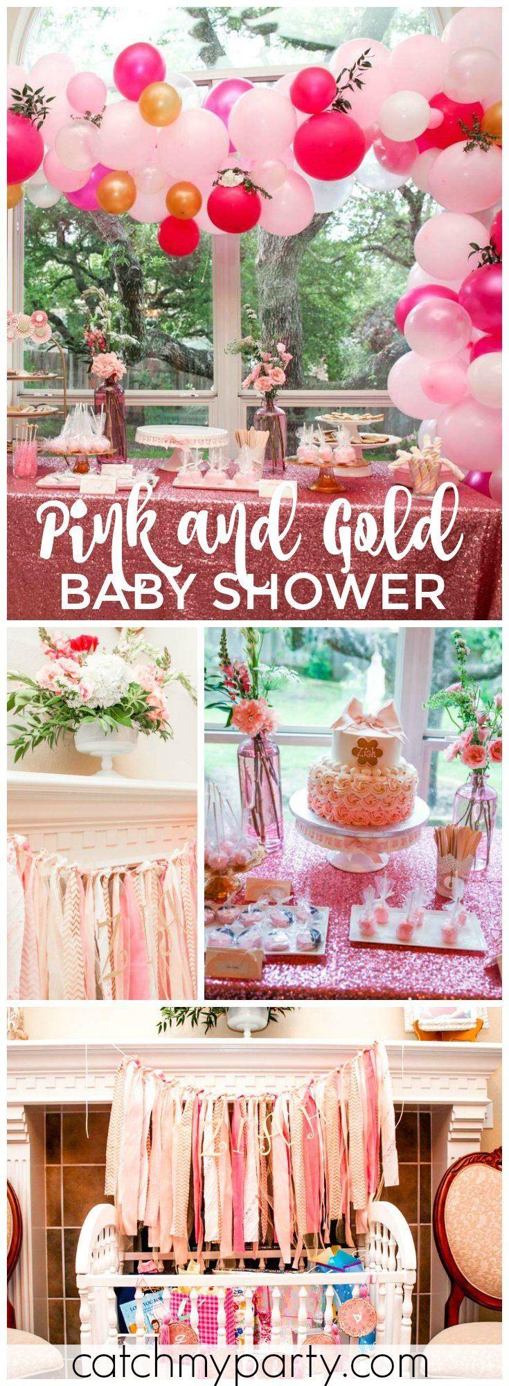 Hochzeit - Pink And Gold / Baby Shower "Pink And Gold"