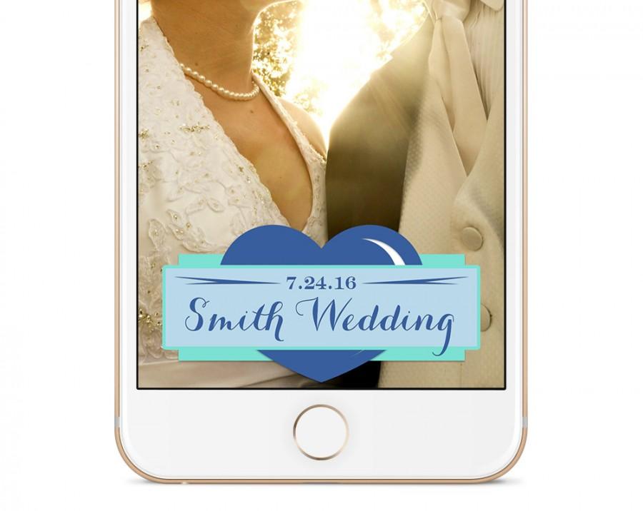 Hochzeit - Wedding Snapchat Geofilter Custom