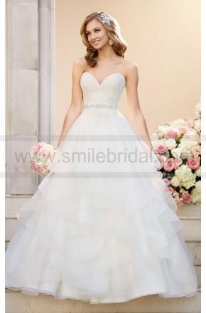 Hochzeit - Stella York A-line Wedding Dress With Lace Bodice Style 6330