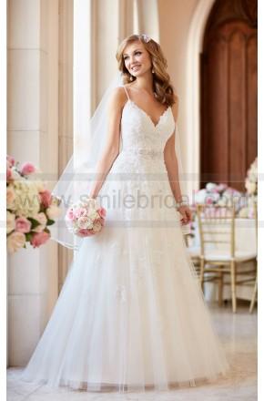 Hochzeit - Stella York A-line Wedding Dress With V-Neckline Style 6347