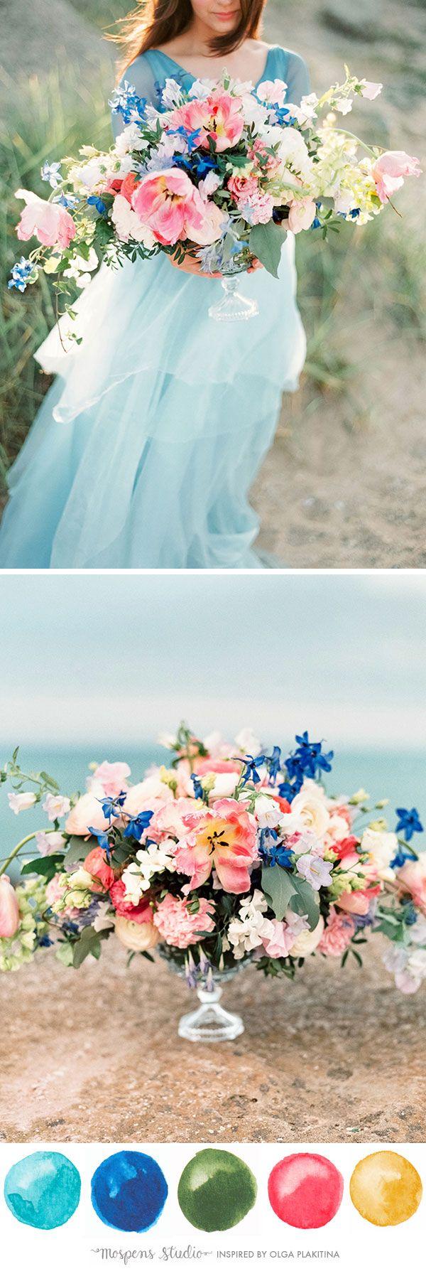 Hochzeit - Tiffany Inspired Wedding Color Palette