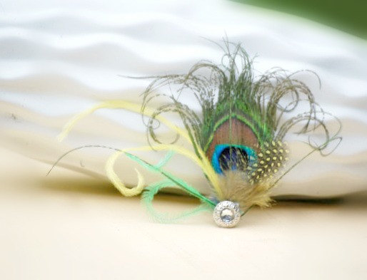 Свадьба - Hair Clip or Comb Peacock, Ostrich & Guinea Feather. Bride Bridal Bridesmaid Party Gift, Chic Couture Spring, Silver Rhinestone Gem or Pearl
