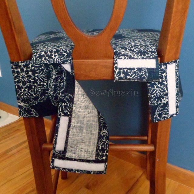 Hochzeit - SewAmazin: Chair Seat Covers, Part 2