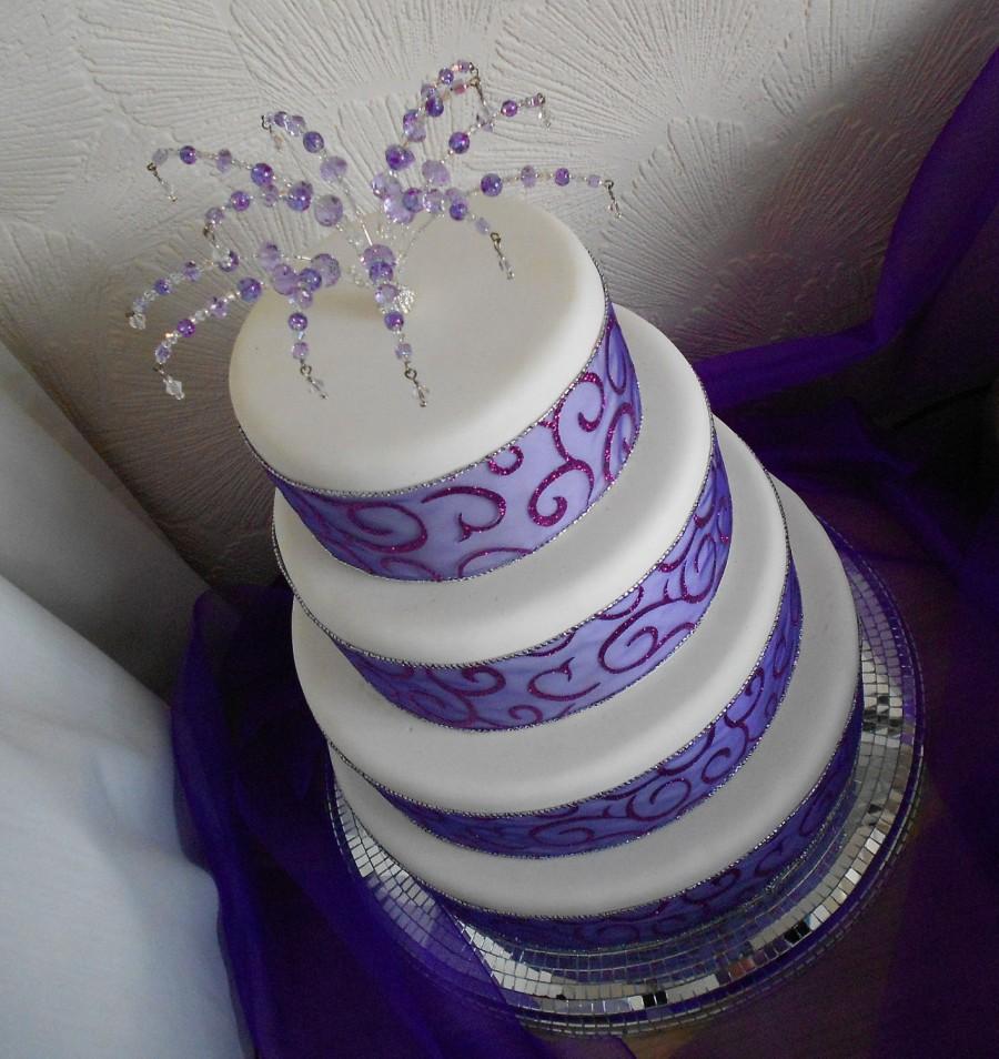 Свадьба - Crystal Wedding Cake Topper