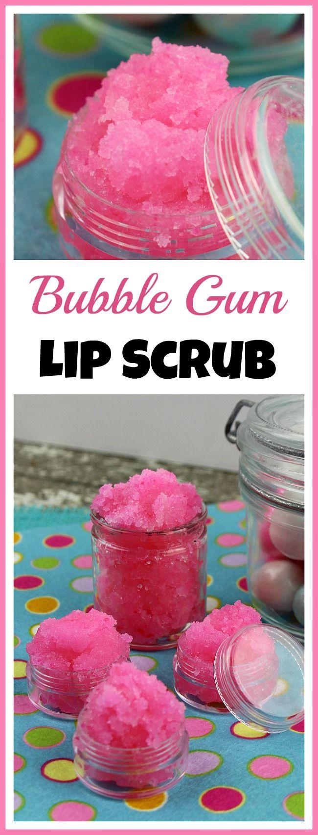 Hochzeit - DIY Bubble Gum Lip Scrub