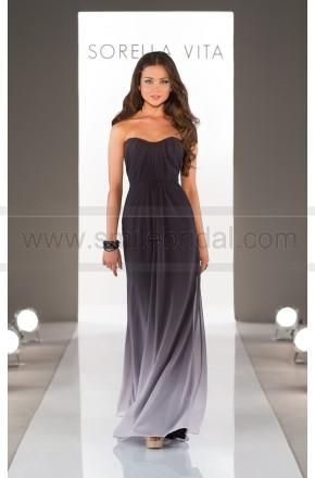 Hochzeit - Sorella Vita Black Ombre Bridesmaid Dress Style 8414OM - Bridesmaid Dresses 2016 - Bridesmaid Dresses