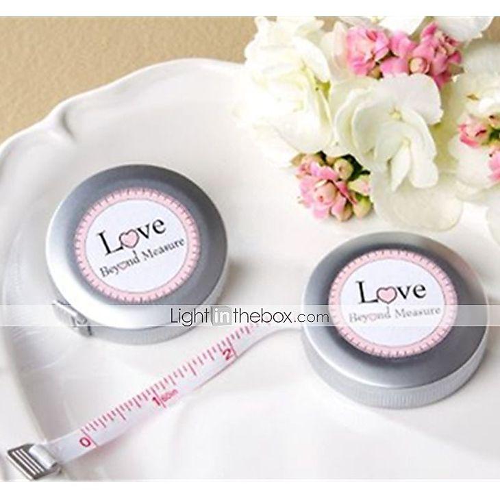 Mariage - Beter Gifts® Recipient Gifts - 1Piece/Set, Love Beyond Measure Measuring Tape Keychain Baby Shower Favors, Bridal Shower Favors