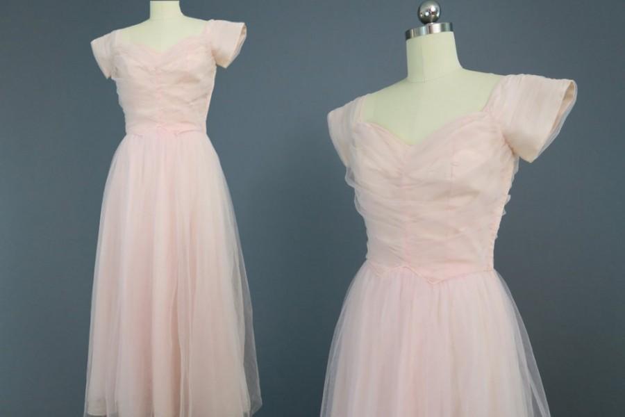 Wedding - 1950s Cotton Candy Sweet 16 Party Dress