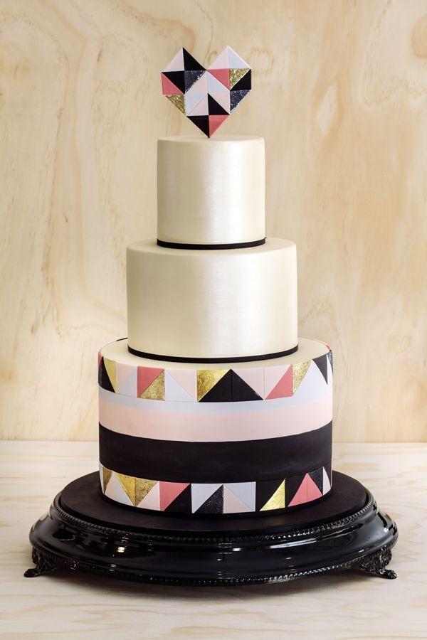 زفاف - Art Deco Wedding Cake Ideas 