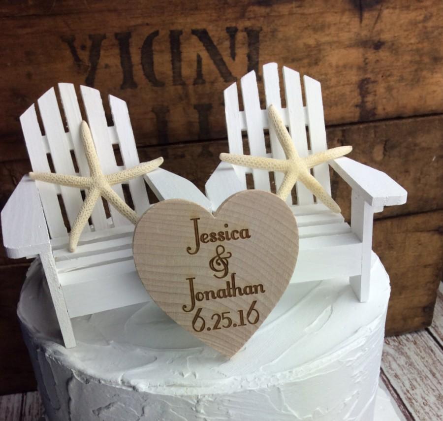Wedding - Starfish Wedding Cake, Starfish Cake Topper, Starfish Themed Wedding Cake, Wedding Cake, Wedding Decor
