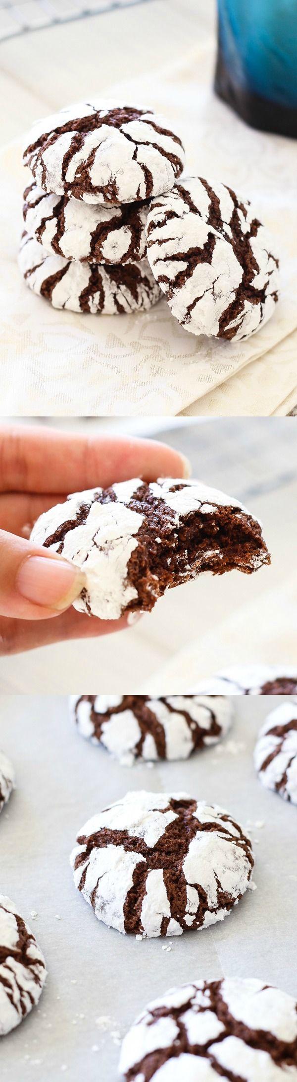 زفاف - Chocolate Crinkle Cookies