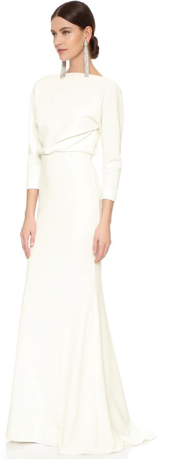 Mariage - Badgley Mischka Collection It Dress Micro Rib Gown