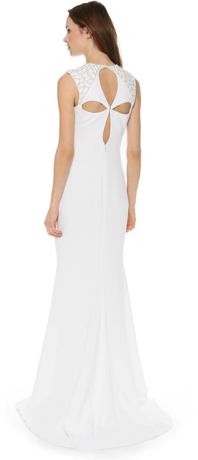 Mariage - Badgley Mischka Collection Keyhole Gown
