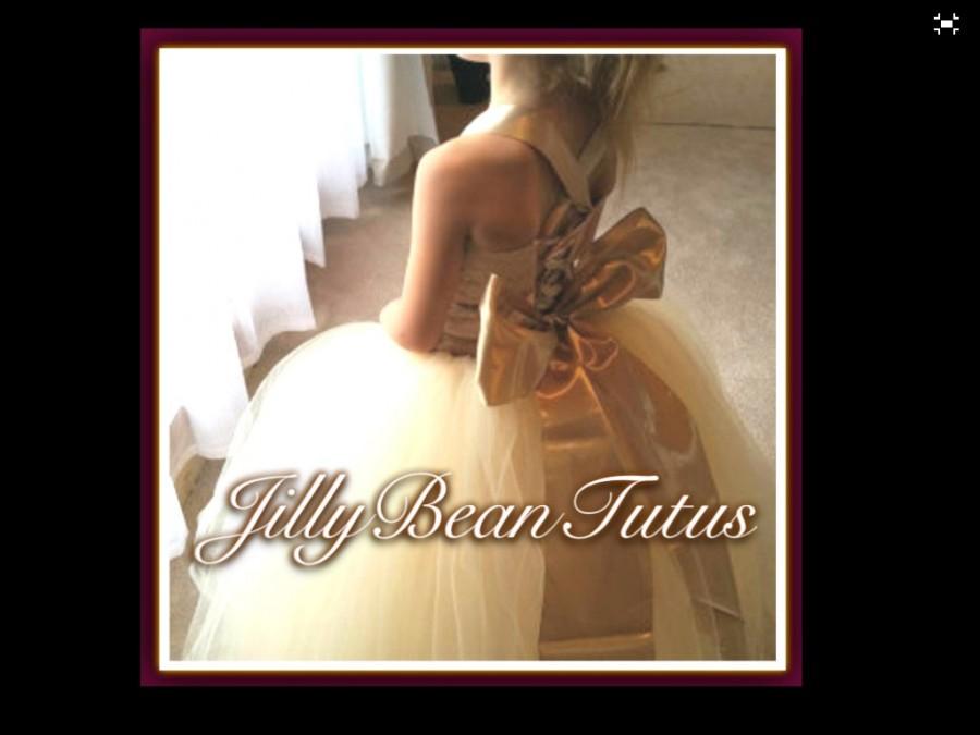 Hochzeit - Flower girl dress, Corset Flower Girl Dress, tulle tutu flower girl dress