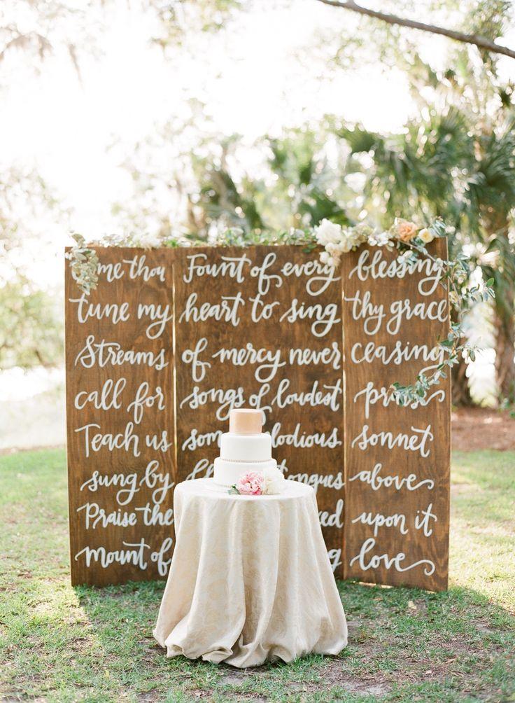 Mariage - Calligraphy Wedding Backdrop