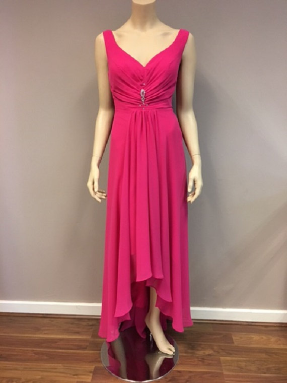 fuchsia gowns for mother of the bride