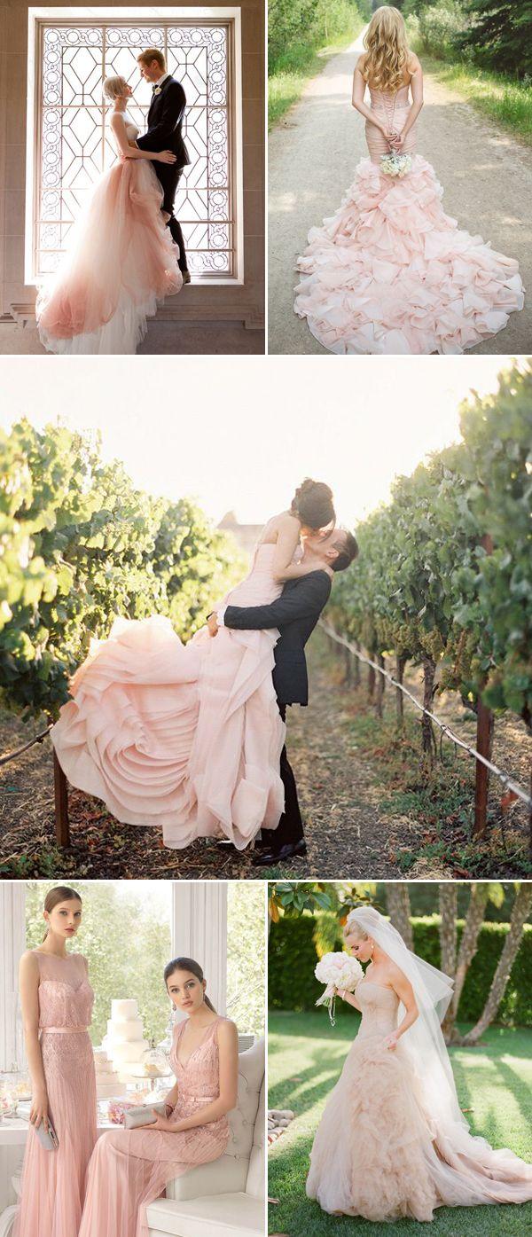 زفاف - 20 Utterly Romantic Blush Wedding Dresses