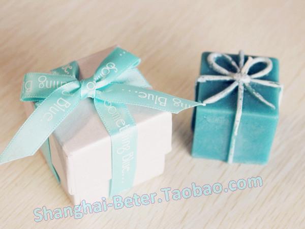 Mariage - Beter Gifts® Tiffany blue Candle favors Bridesmaids gifts bridal birthday LZ028/A