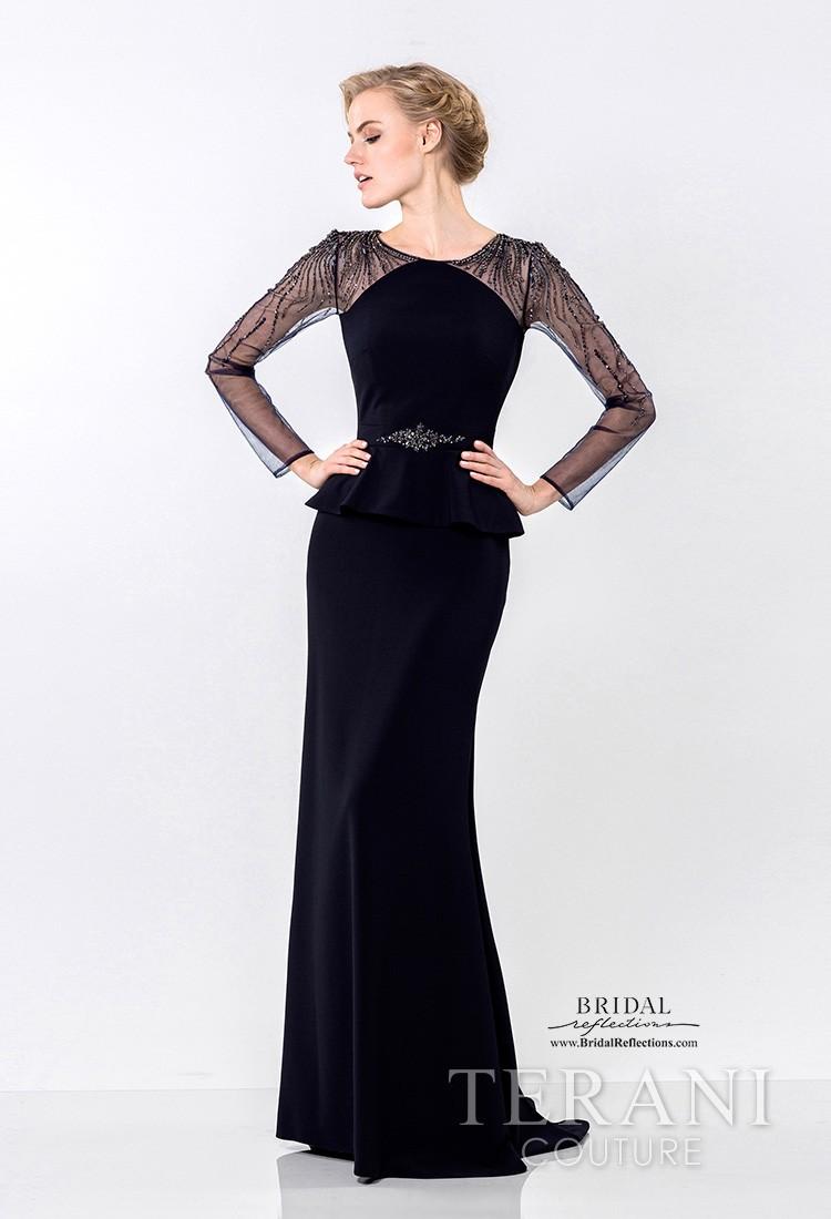 Mariage - Terani Couture 1522M0655 - Burgundy Evening Dresses