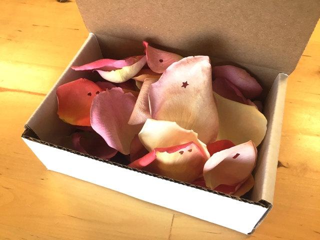 Mariage - Freeze Dried Rose Petal Samples, 2 cups of REAL rose petals, perfectly preserved