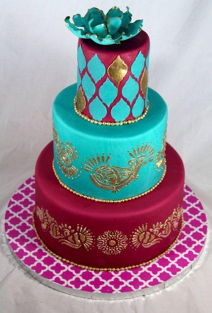 Wedding - Moroccan Theme Cake