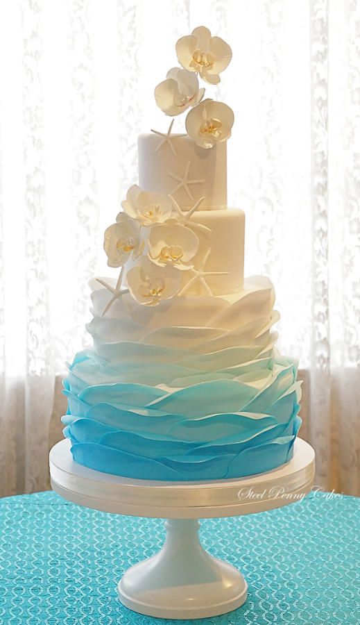 Wedding - Ombre Ruffles And Orchids