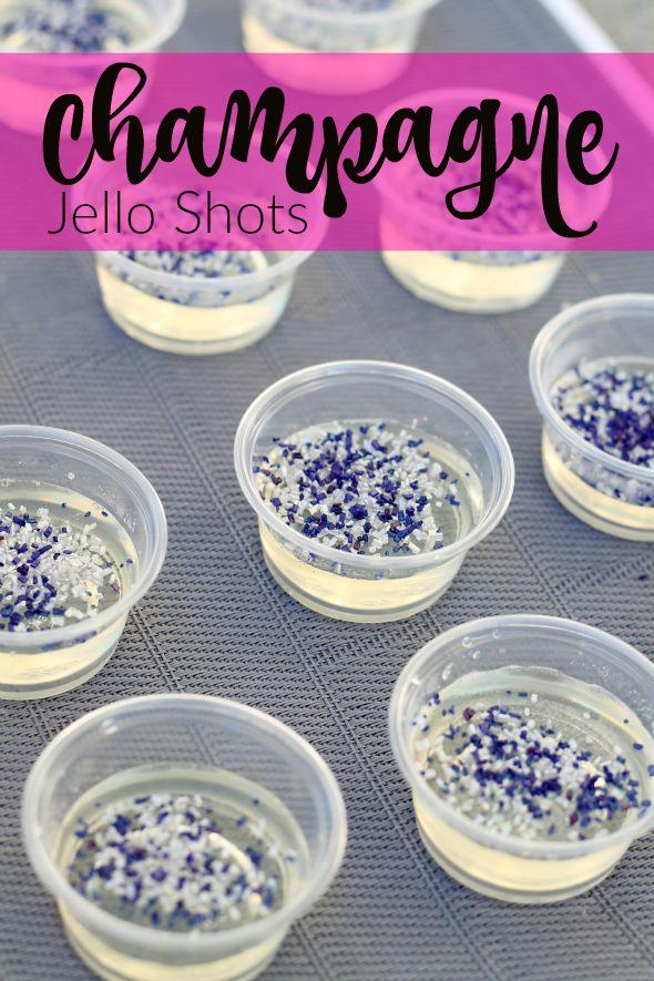 زفاف - Champagne Jello Shots